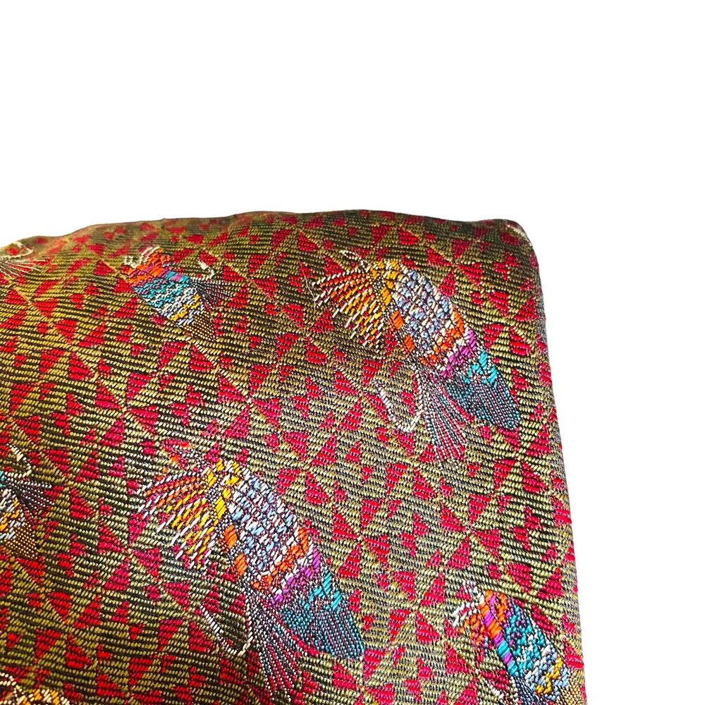 SARTORI Men's 100% Silk Necktie ITALY Designer Geometric Fly‎ Fishing Rare NEW - Picture 5 of 9